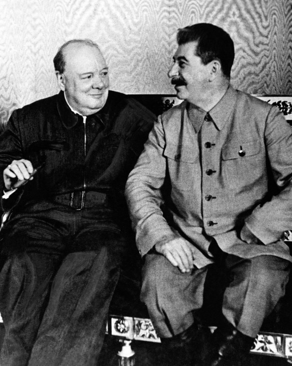Churchill and Stalin in Moscow, 1942 Churchill and Stalin in Moscow, 1942