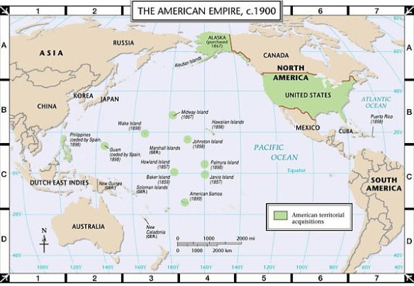 The US Empire in 1900