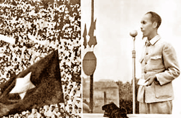 The Vietnamese declaration of independence, September 1945